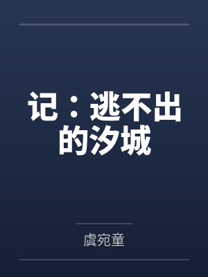 记：逃不出的汐城封面