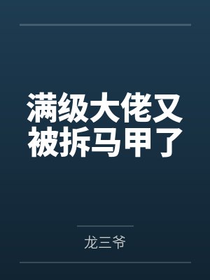 满级大佬又被拆马甲了封面