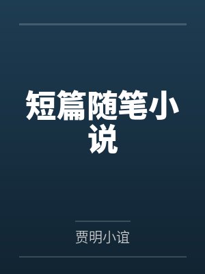 短篇随笔小说封面