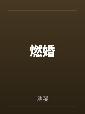 燃婚封面