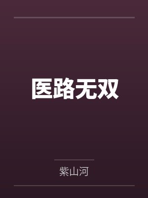 医路无双封面