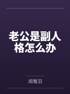 老公是副人格怎么办封面
