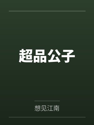 超品公子封面